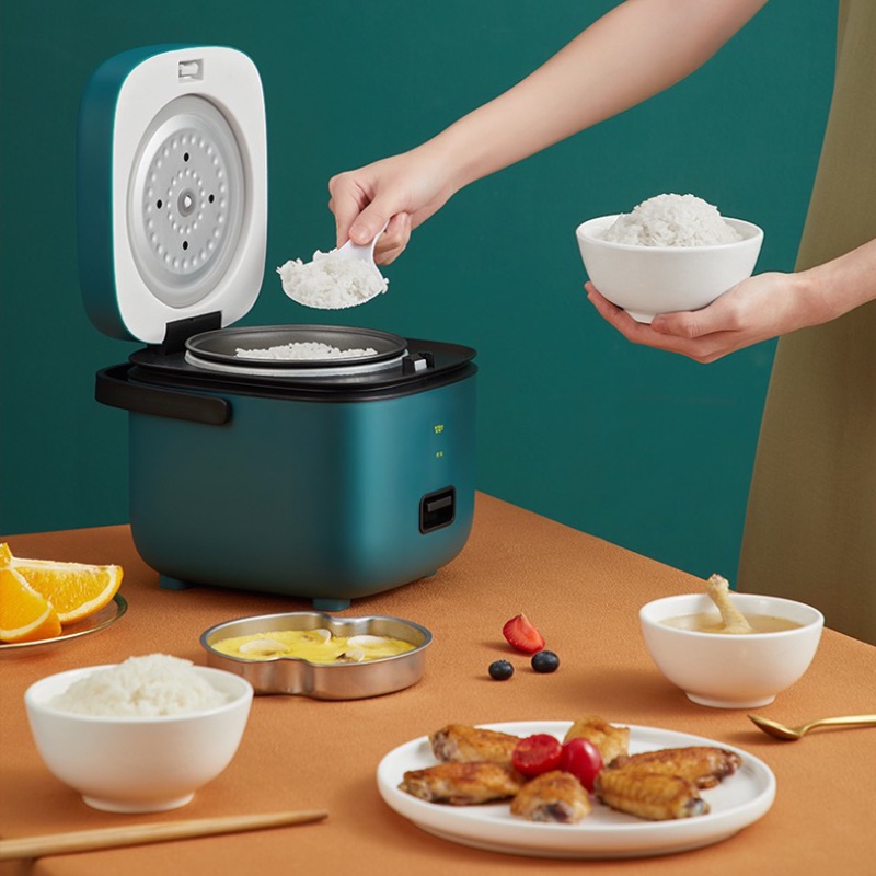 Nồi cơm điện mini đa năng  1,2L cho 1-2 người ăn-Rice Cooker/ Nồi cơm điện nhỏ, nồi mini siêu nhỏ chống dính