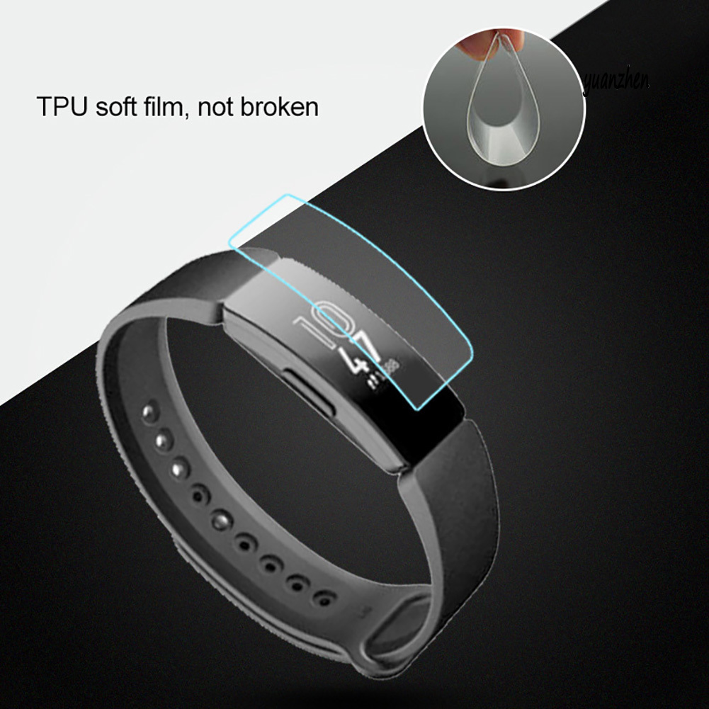 1 / 2 Miếng Phim Tpu Trong Suốt Bảo Vệ Màn Hình Fitbit Inspire Hr / Fitbit Inspire