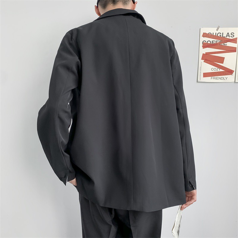 Men's suit Black top Outerwear Casual business trend jacket