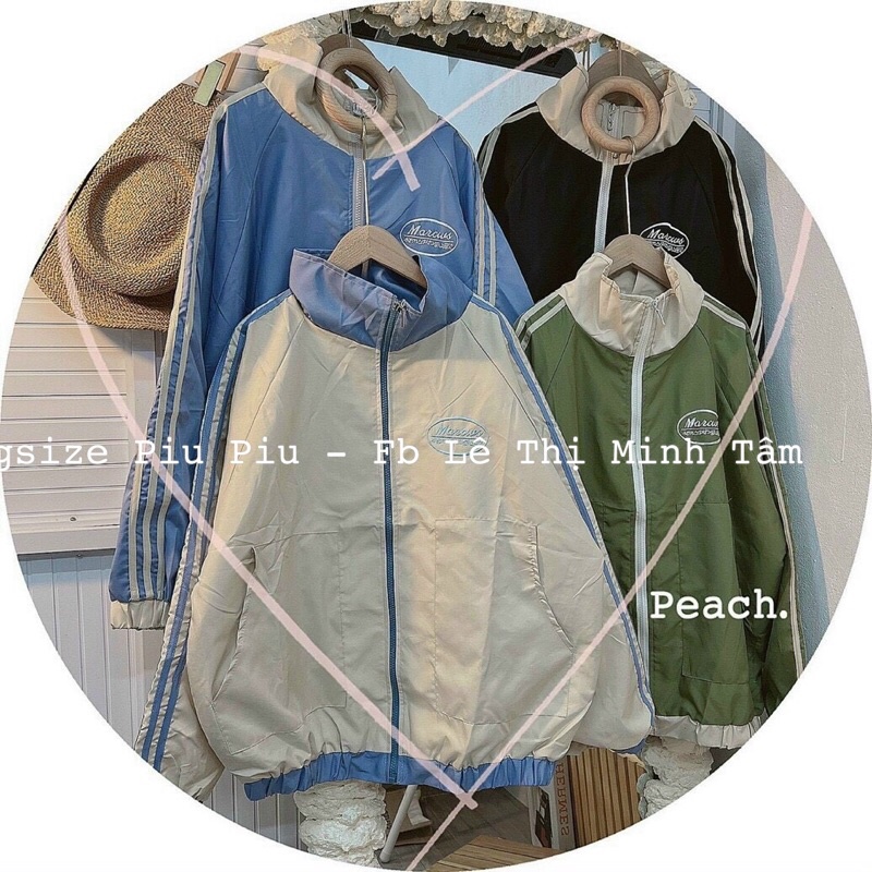 Khoác bigsize  khoác dù 2 lớp kèm hình thật