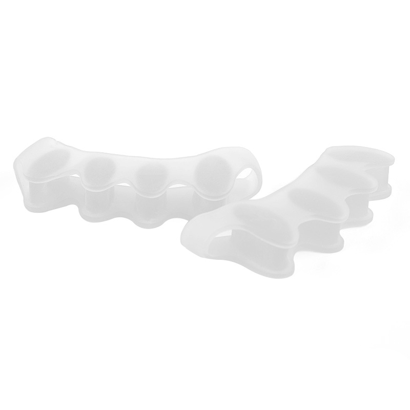 1 Cặp Đệm Tách Ngón Chân Bằng Silicone Giúp Giảm Đau Tiện Dụng