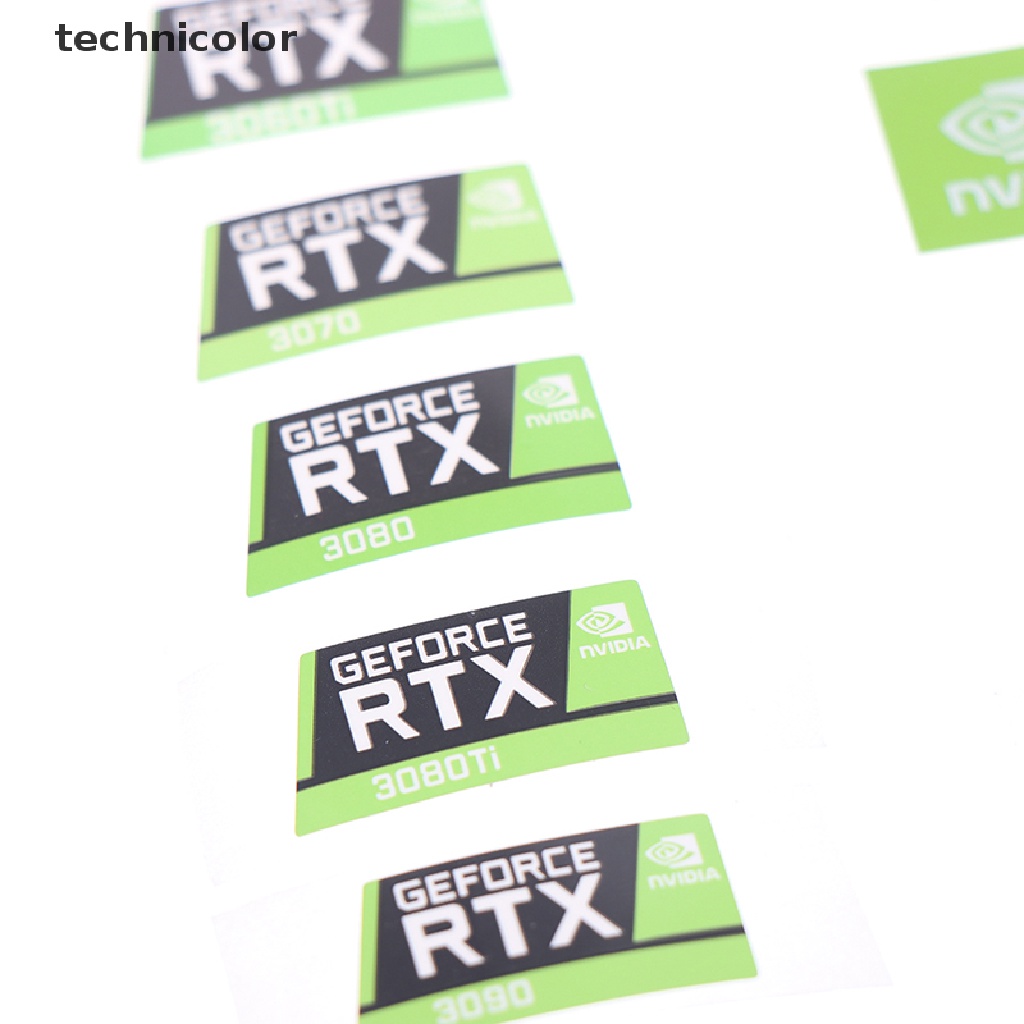 Nhãn Dán Trang Trí laptop RTX 3090TI 3080TI 3070 3060
