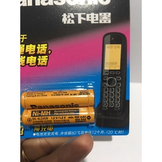 Pin Sạc AAA Panasonic (Dùng Cho Điện Thoại Mẹ Con) Vỉ 2 Viên