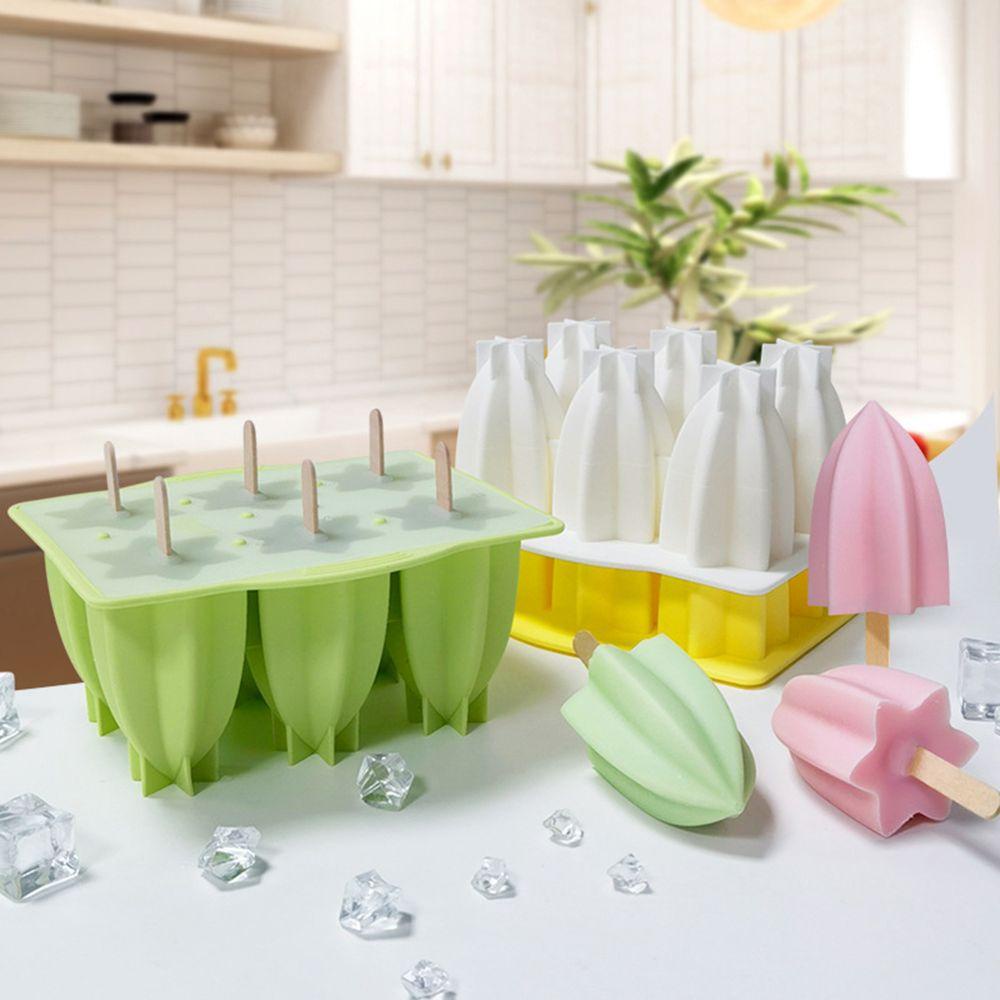 Khuôn Silicone Làm Kem Que Hình Carambola Độc Đáo Tiện Dụng