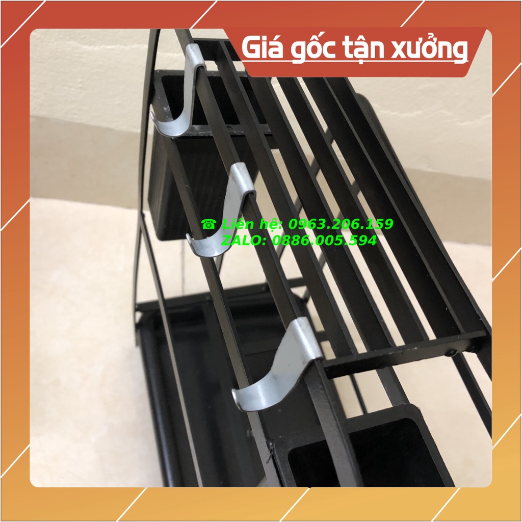 [NEW] KỆ CÀI DAO, TREO THỚT CHẤT LIỆU THÉP SƠN TĨNH ĐIỆN
