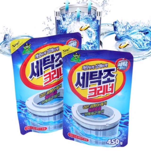 Bột Tẩy Vệ Sinh Lồng Máy Giặt Sandokkaebi Hàn Quốc 450g