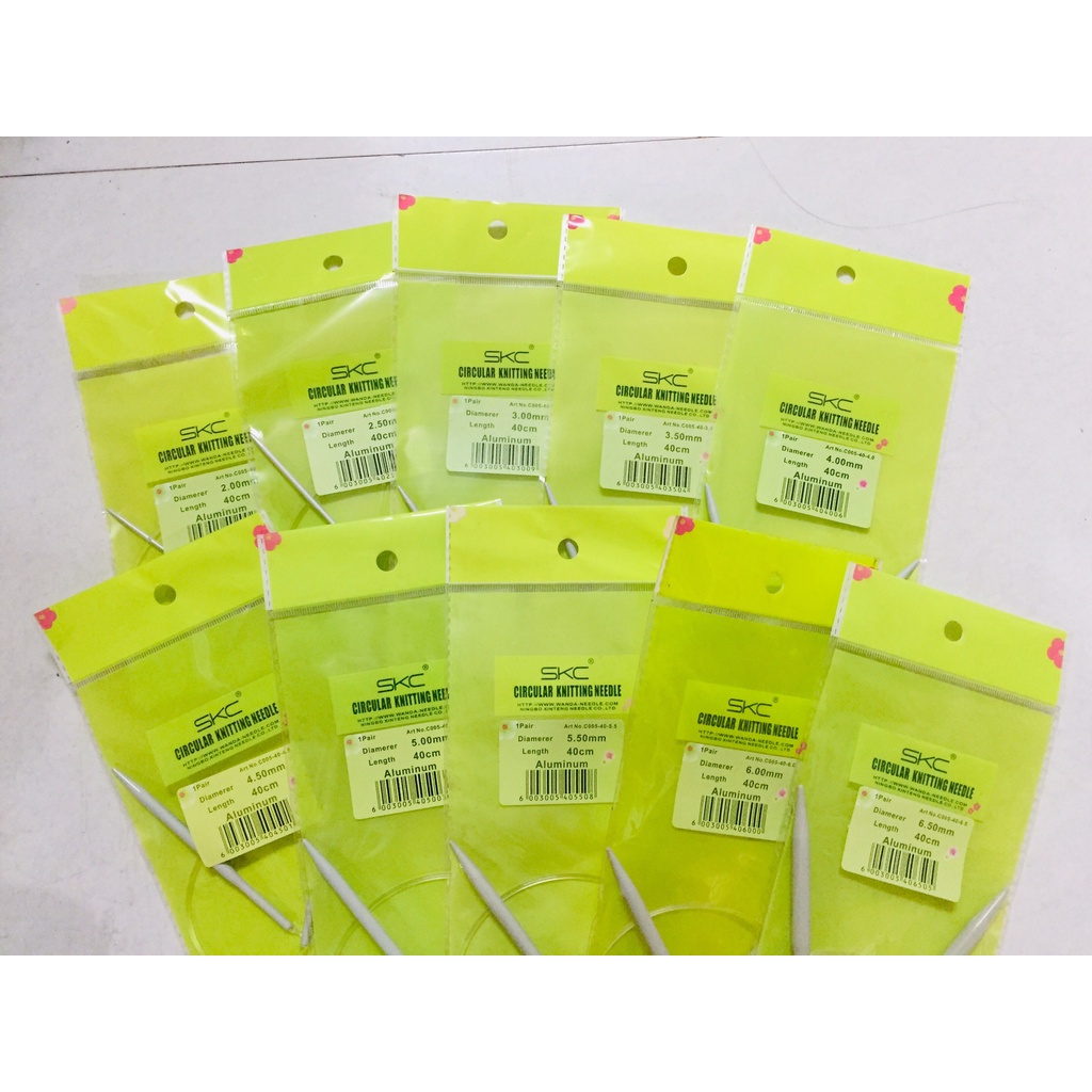 Que đan vòng SKC 40cm dùng đan tay áo, cổ áo