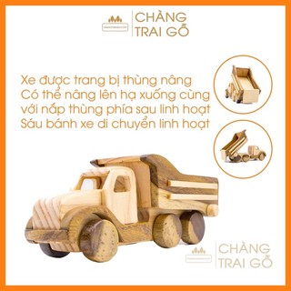 Xe Ben - Đồ Chơi Gỗ Trẻ Em Chàng Trai Gỗ