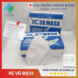 Hộp khẩu trang kháng khuẩn 3D XL - Công ty cổ phần giải pháp Xuân Lai