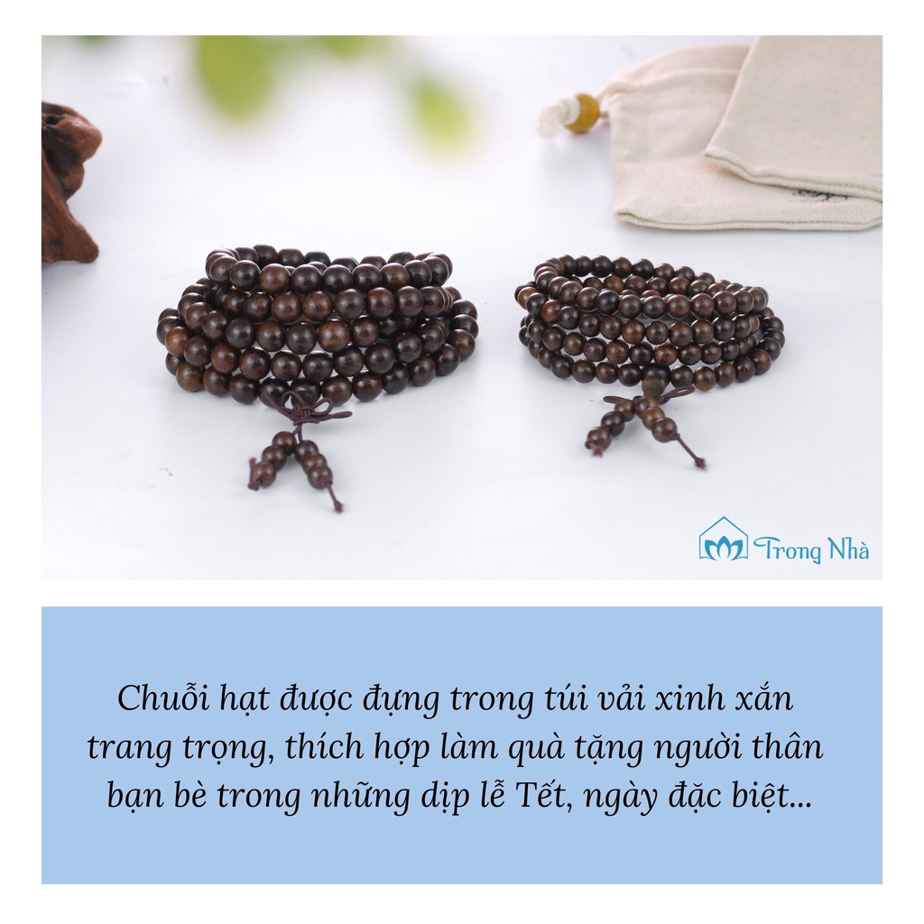 Chuỗi vòng tần bì, chuỗi vòng phong thủy 6li 8li - Bình An, May Mắn - Trong Nhà