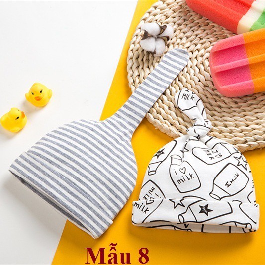 Sét mũ đuôi gút xinh xắn cho bé