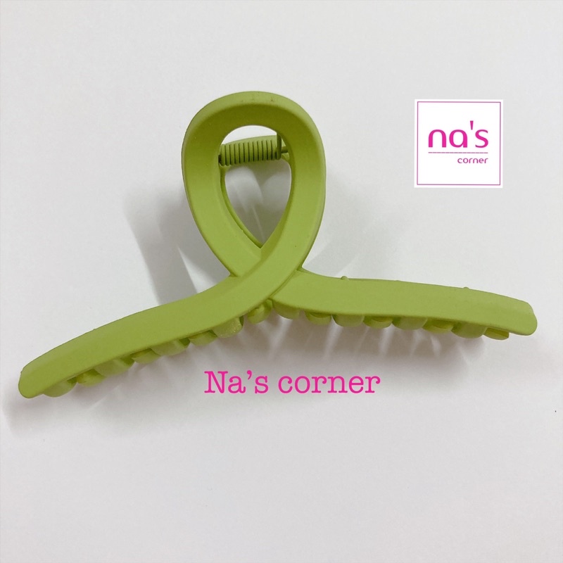 Kẹp càng cua gấp tóc nhựa nhiều màu size lớn