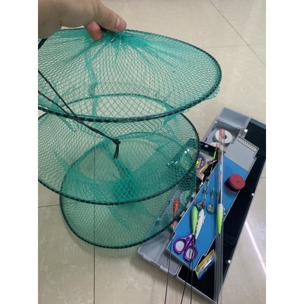 Combo hộp phao , trục, giỏ cá….hàng đẹp hía rẻ cho AE