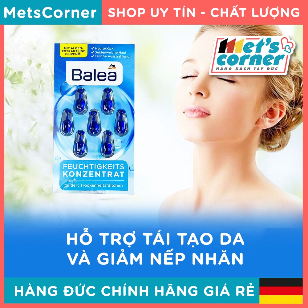 Viên Nang Balea Feuchtigkeits Konzentrat - Chống nhăn đậm đặc cho da mất nước