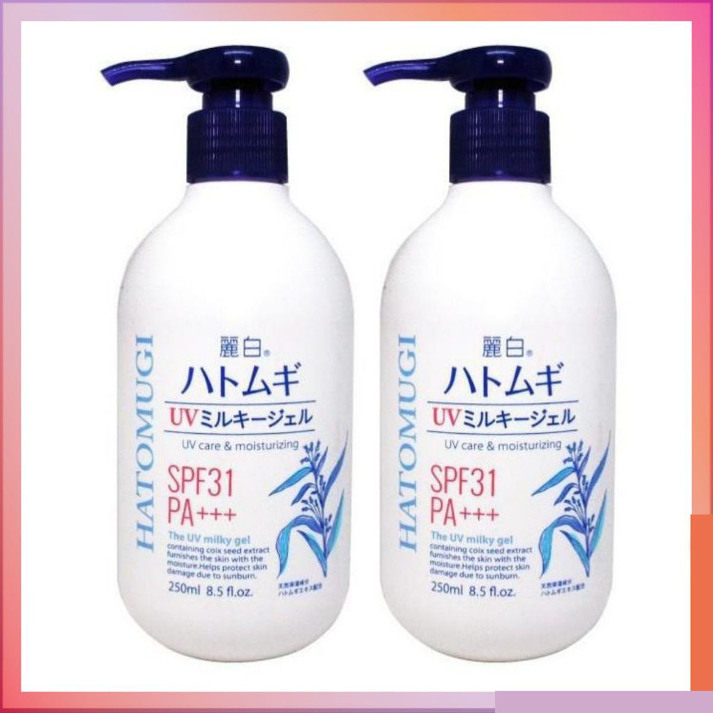 Sữa Dưỡng Thể HATOMUGI SPF31 PA+++ Hạt Ý Dĩ Nhật Bản 250ml