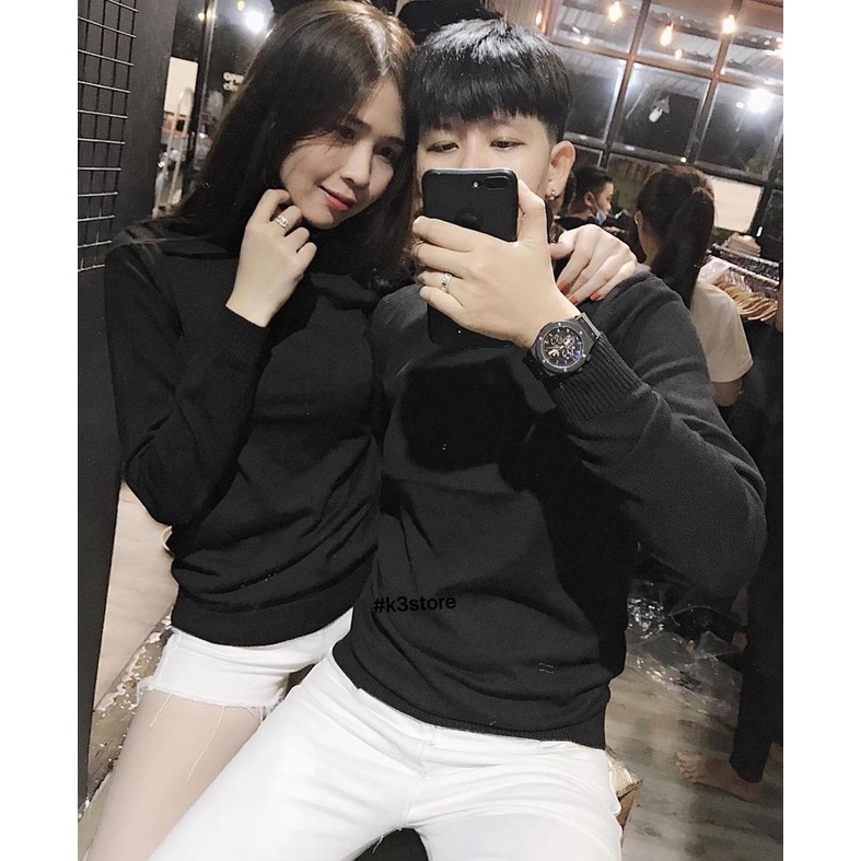 [Áo LN01]  Áo Len Cao Cổ Không Họa Tiết Có Nhiều Màu Kiểu Dáng Đơn Giản