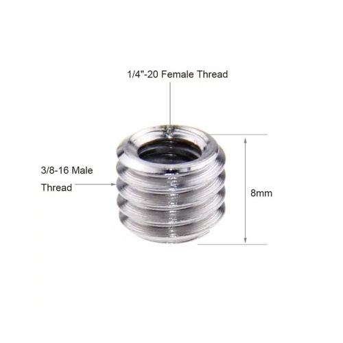Bộ 10 Ốc Chuyển Đổi 1/4" Sang 3/8" Cho Tripod