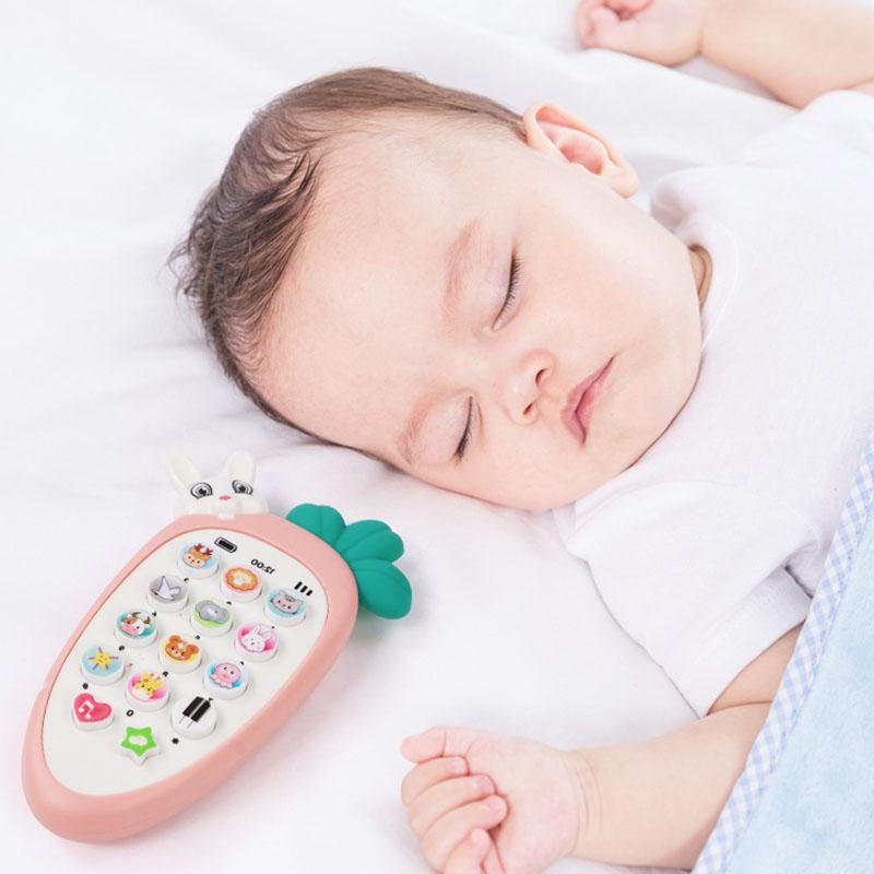 [Quà tặng] Điện thoại đồ chơi thông minh phát nhạc cho bé an toàn và phát triển trí não IQ Kao