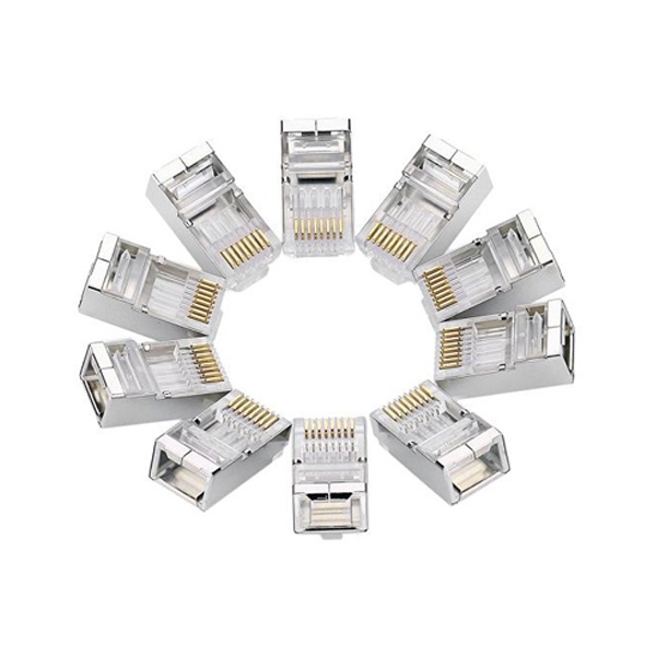 Hạt mạng RJ45 Cat6 bọc nhôm 100c/túi Ugreen 50248