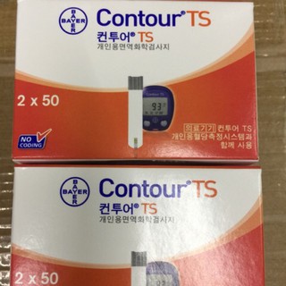 Que Thử Đường Huyết Bayer Contour TS [Hộp 50 và 100 que]