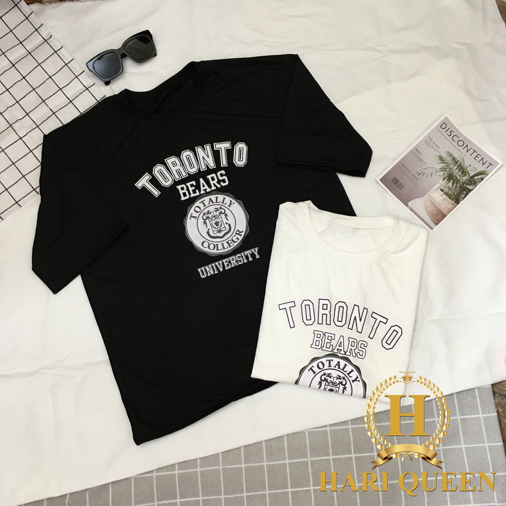 [FREESHIP ĐƠN TỪ 50K] Áo thun tay lỡ TORONTO fom 60kg