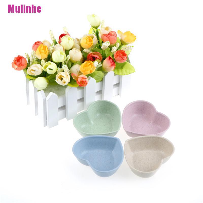 [Mulinhe] Tô Đựng Nước Sốt Trái Cây Hình Trái Tim Dành Cho Trẻ Em Ăn Tối