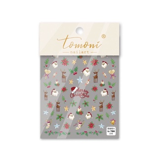 sticker lụa noel 5d cao cấp dán móng tay nail