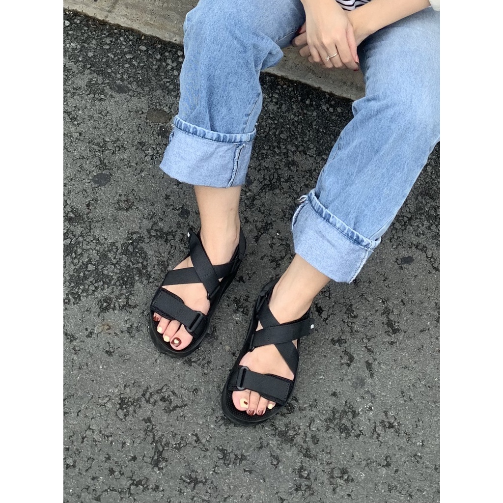 Giày Sandal Nữ The Bily 02W Quai Chéo Đôi