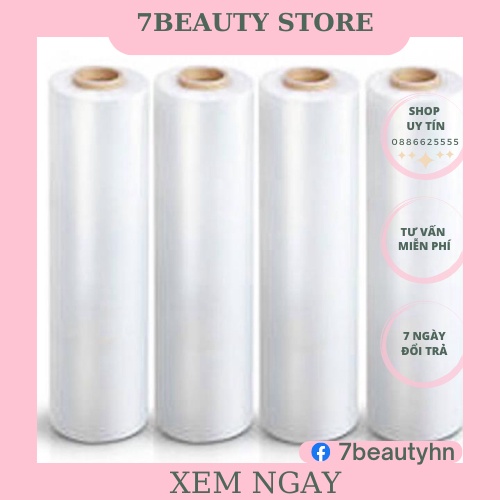 Cuộn màng co ủ tê giảm béo Cuộn nilon ,màng co quấn bụng,giảm béo [ cuộn 1KG]
