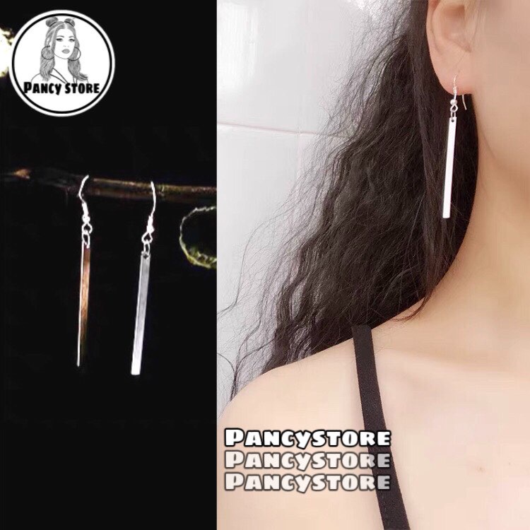 khuyên tai bông tai thanh thẳng khối cá tính