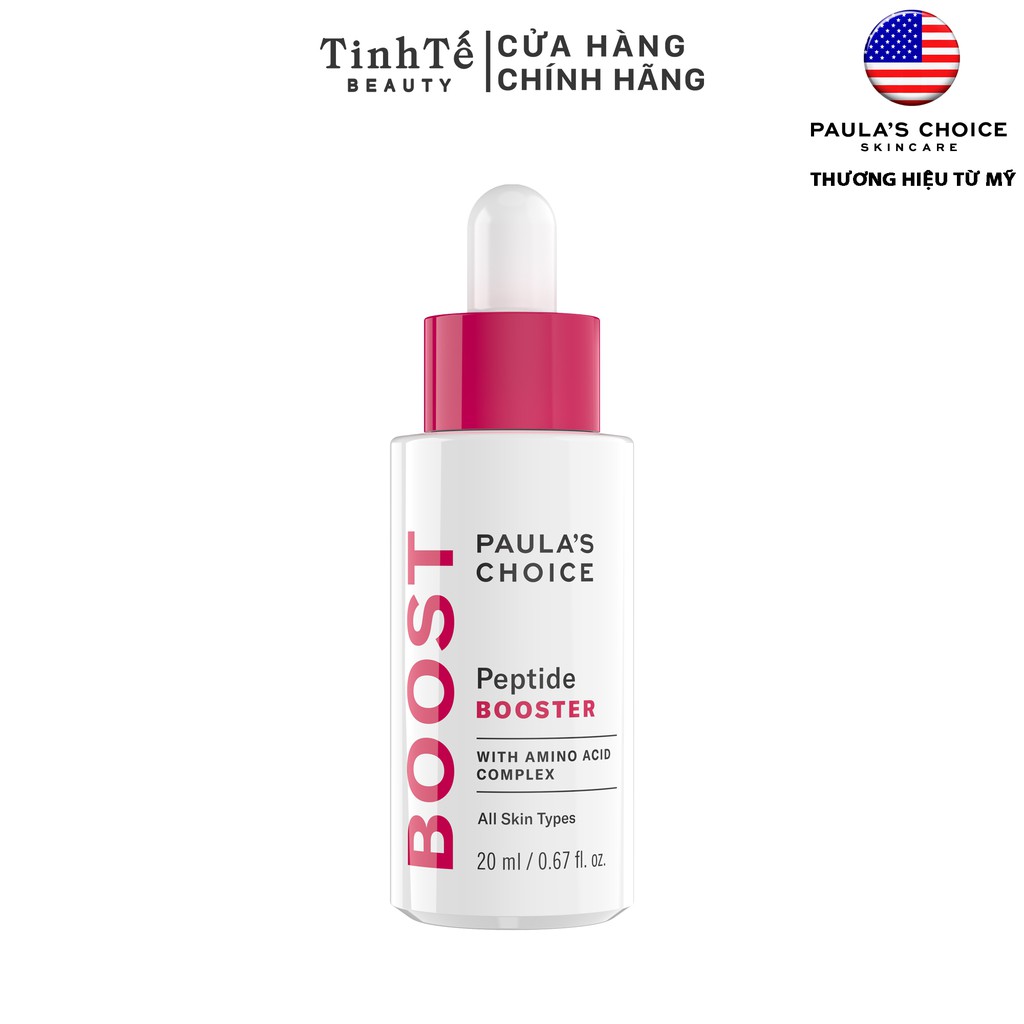 Tinh chất làm săn da chứa Peptide và amno acid chống lão hóa Paula's Choice Peptide Booster 20ml (Tinh Tế Beauty)