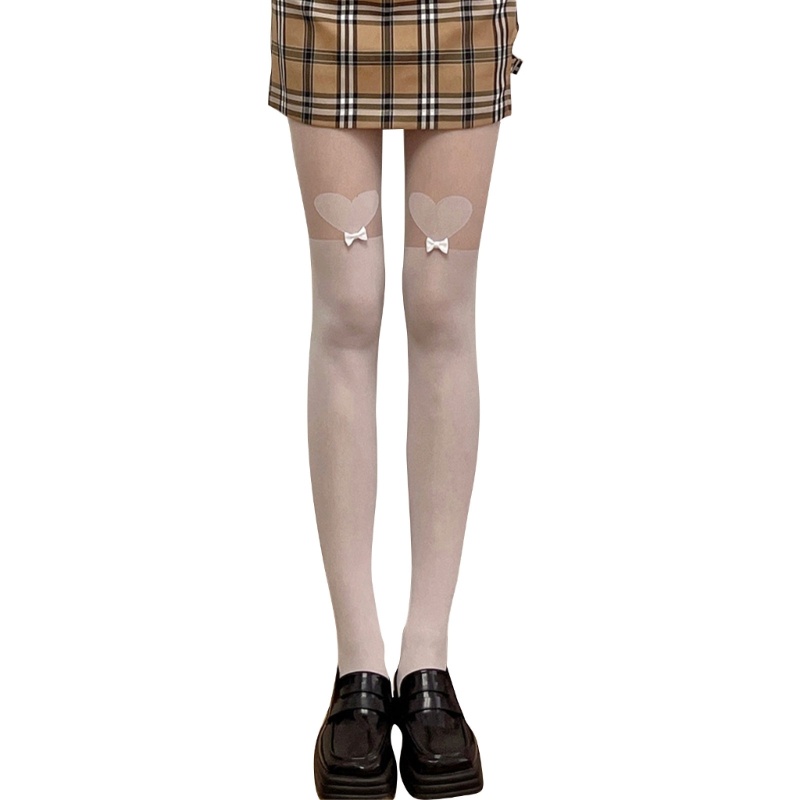 XIXI Quần Tất Đính Nơ Trái Tim Dễ Thương Cho Nữ