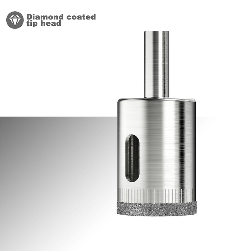 Bộ 12 đầu khoan kim cương đục lỗ kính/gạch chuyên dụng