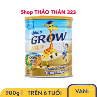 Sữa Bột Abbott Grow 3+, Grow 6+ Lon 900g - Dành Cho Bé Từ 6 Tuổi Trở Lên