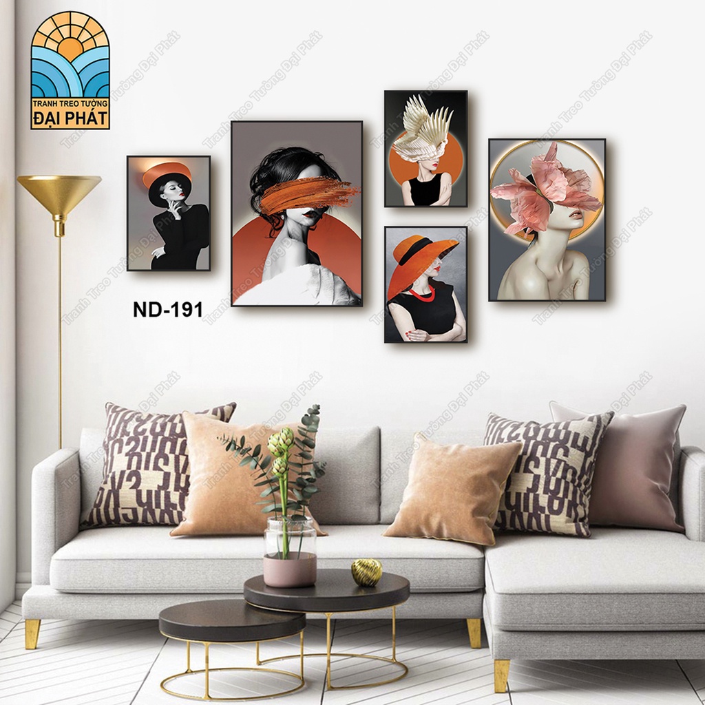 BỘ 5 KHỔ LỚN TRANH TREO TƯỜNG TRÁNG GƯƠNG DECOR TRANG TRÍ PHÒNG KHÁCH PHÒNG NGỦ ĐÃ CÓ KHUNG ĐẤY ĐỦ