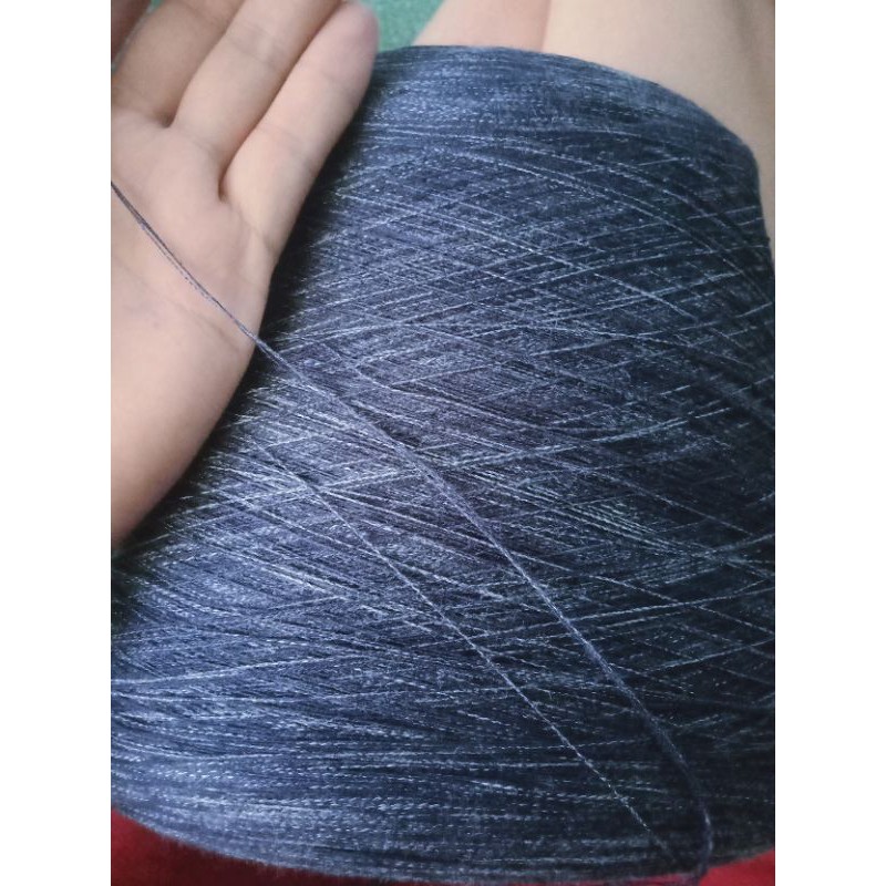 Sợi Cotton Màu Xanh Jean Đậm Và Nhạt