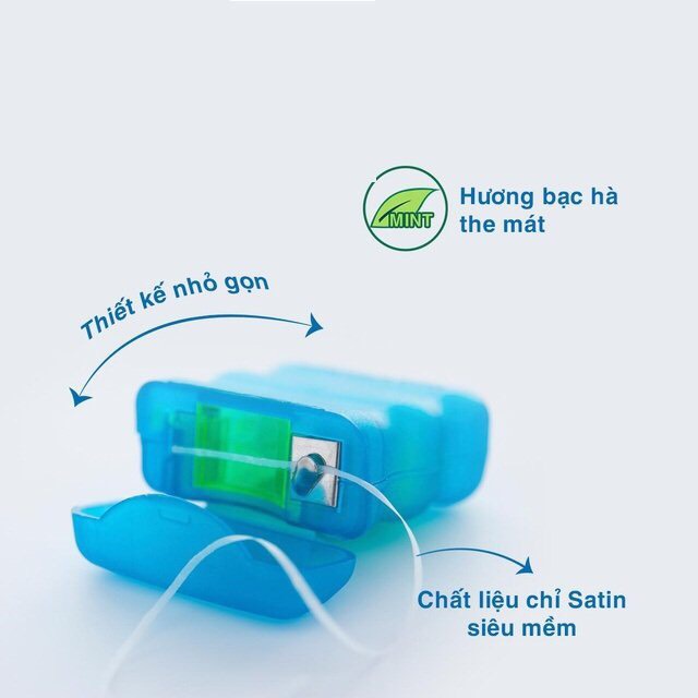 ❤  Chỉ Nha Khoa Oral B Complete Satinfloss 50m Mỹ Hương Bạc Hà Thơm Mát êm mềm sạch nướu Hỏa Tốc
