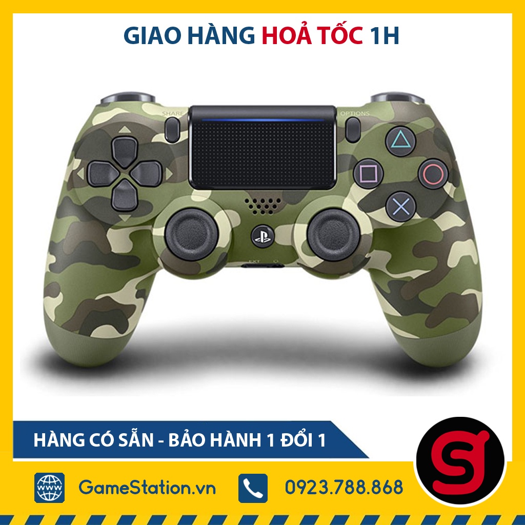 Tay Cầm PS4 Pro Chính Hãng - Màu Green Camo