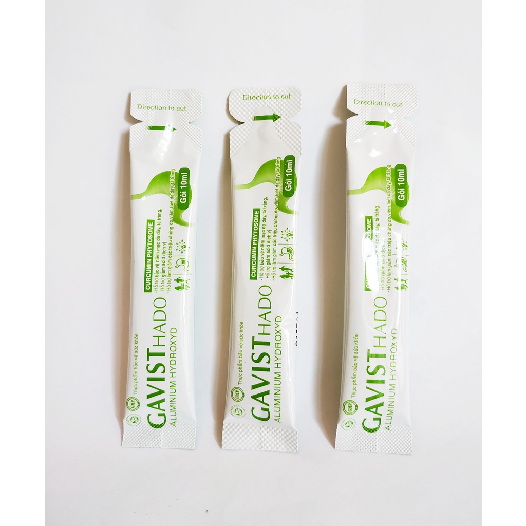 Gói Uống Giảm Đau Dạ Dày Gavist - Hết Lo Viêm Loét Dạ Dày, Tá Tràng, Trào Ngược, Ợ Hơi, Ợ Chua – Gaviscon - Hộp 20 Gói