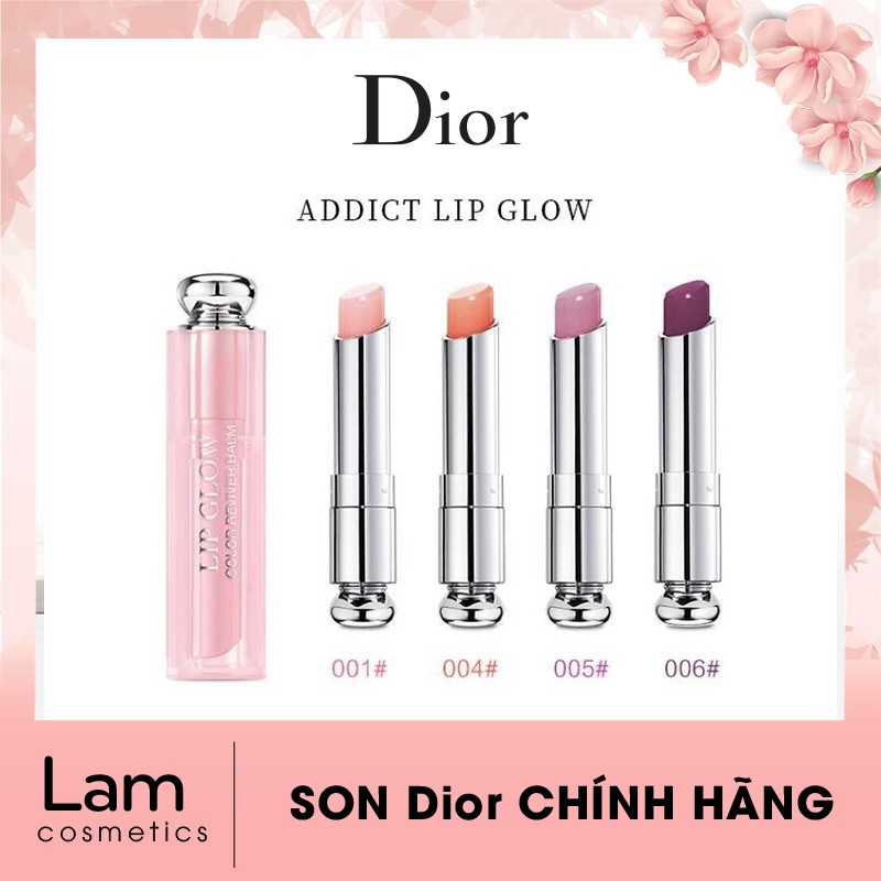 （FULL SIZE) Son dưỡng Dior Lip Glow trọn  bộ 10 màu có sẵn. Sale cực mạnh HOT. Nhanh tay mua ngay nào!!!!