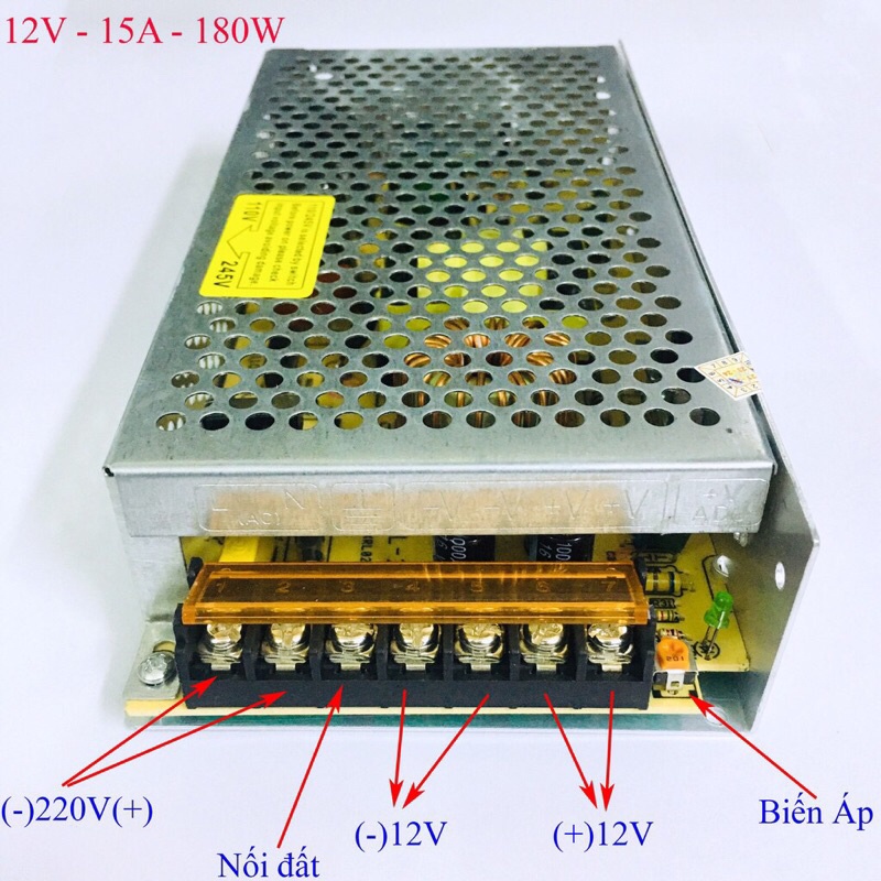Nguồn Tổ Ong 12V - Chuyển Đổi Từ Điện 220V về Điện 12V