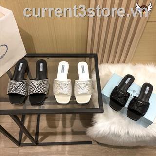 ✢∈TEL Dép Đế Bệt Đính Đá Thời Trang Dành Cho Nữ