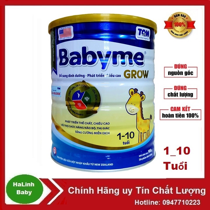 Sữa Babyme Grow 900g [Date mới nhất]