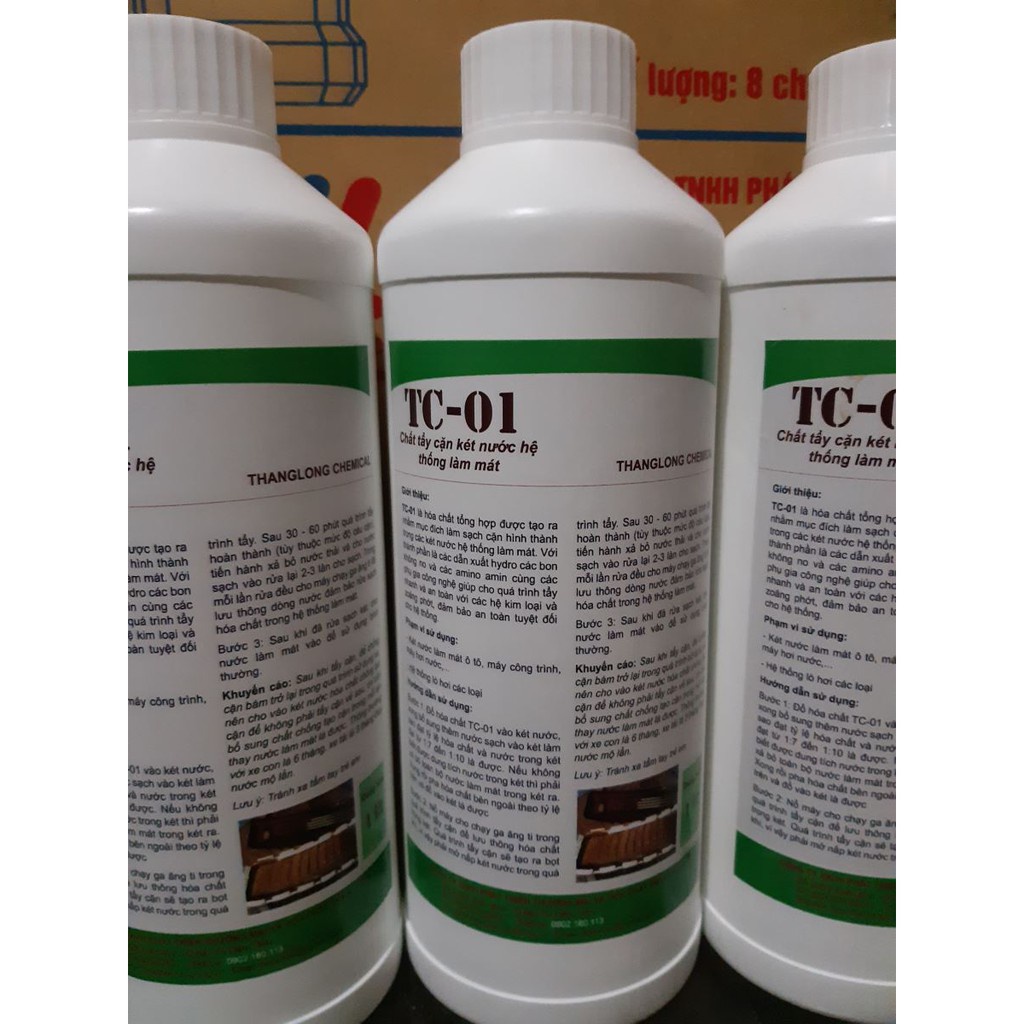 <Mới> Tẩy cặn két nước ô tô TC-01 cực mạnh