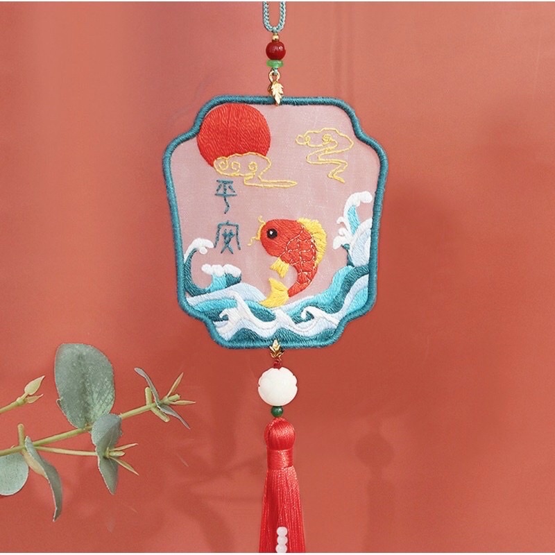 Thành phẩm Bookmark thêu tay nhiều hoạ tiết tự chọn
