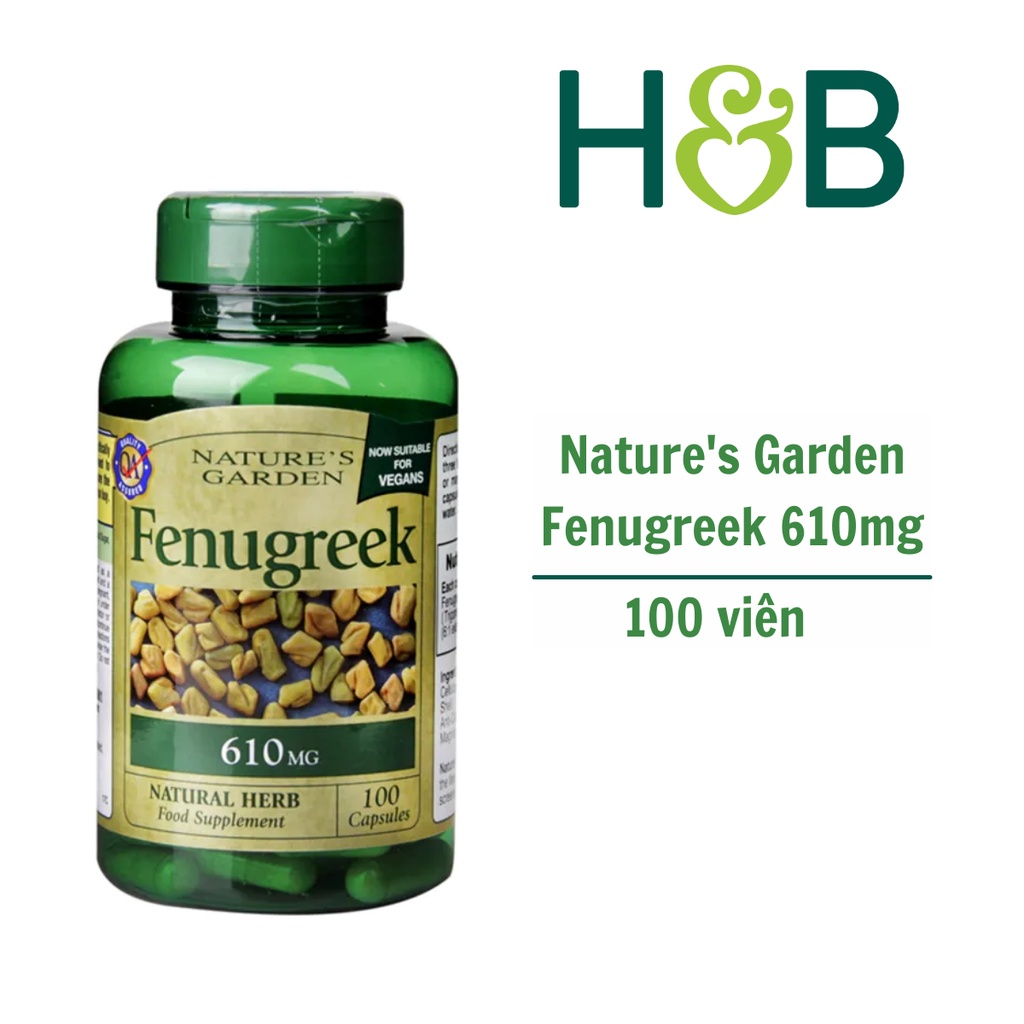 Viên lợi sữa Fenugreek 100 viên