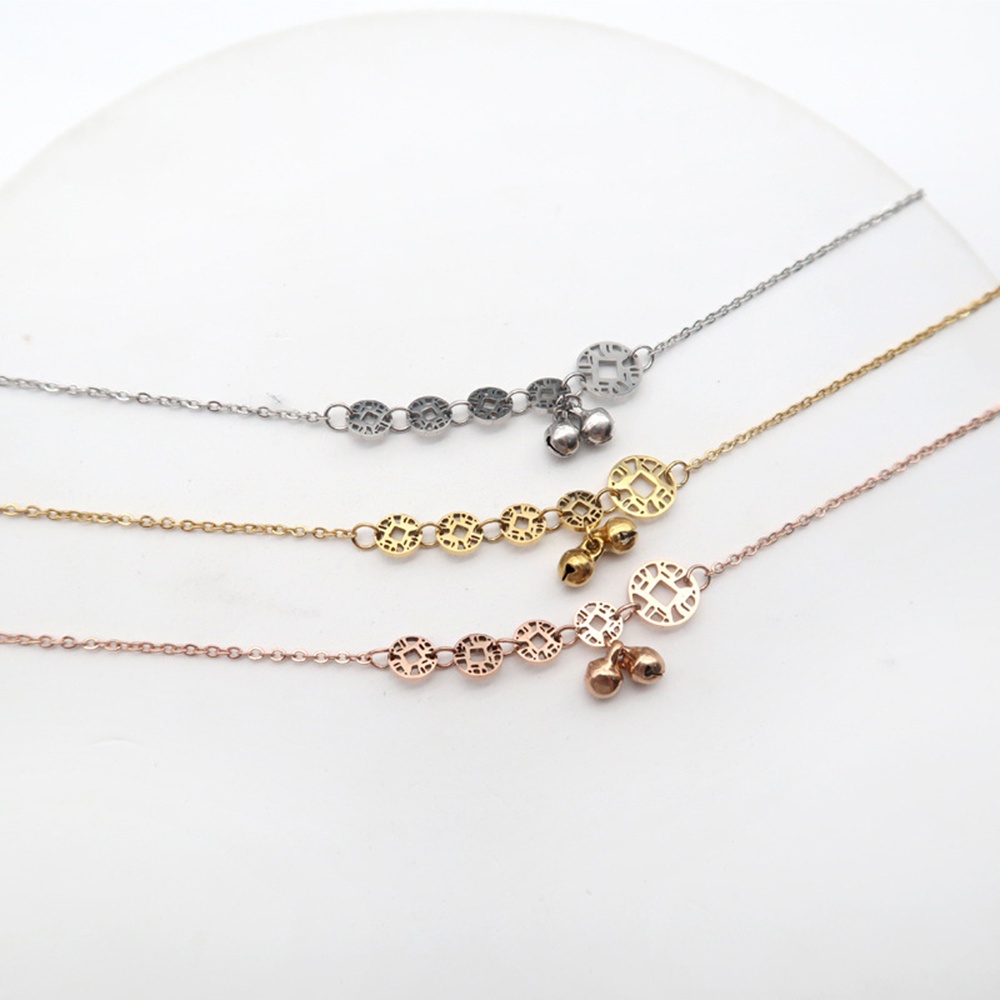 Lắc Chân Hình Đồng Xu Phong Cách boho Thời Trang