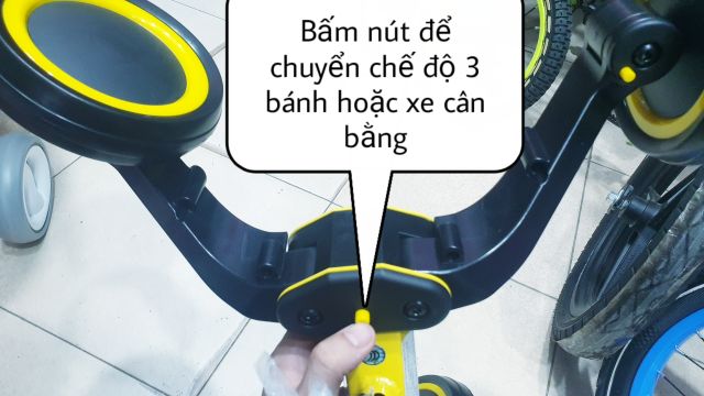 Xe cân bằng kiwicool kiêm xe đạp 3 bánh và xe chòi chân