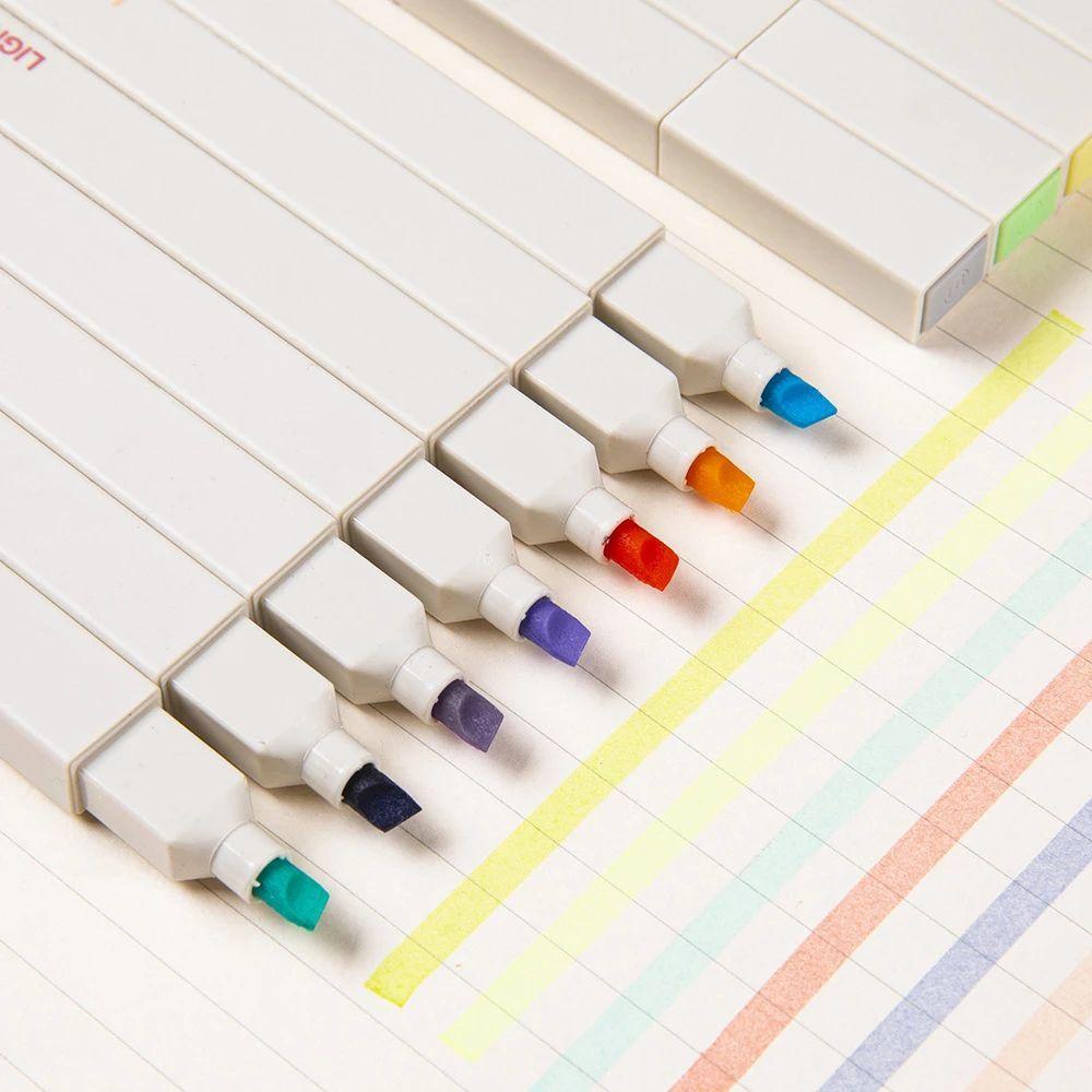 Bộ Bút Đánh Dấu Morandi Dùng Vẽ Tranh Thanh Lịch Dành Cho Học Sinh