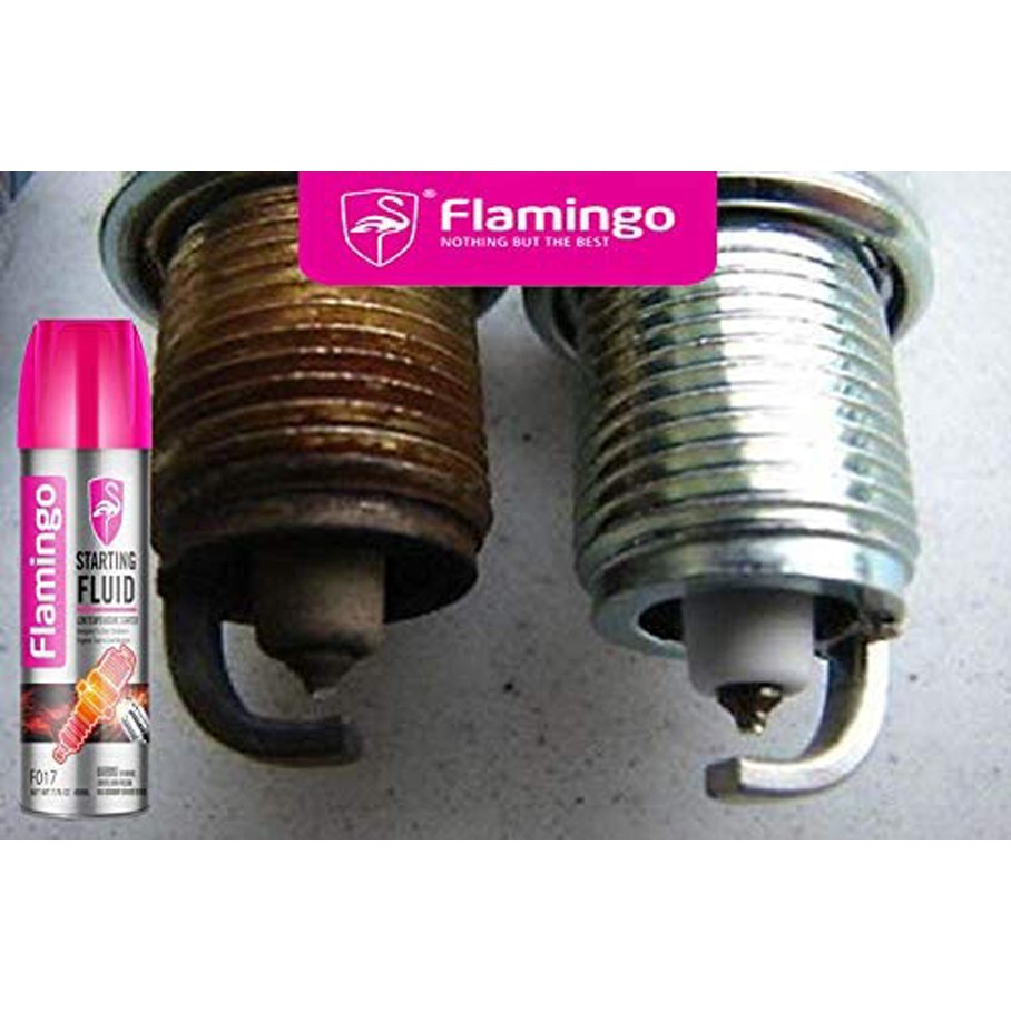 Bình Xịt Vệ Sinh Bugi Xe Máy Flamingo F017 450ml – Hãng Phân Phối Chính Thức